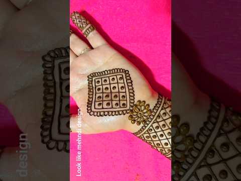 New simple fronthand mehndi design | easy mehandi #shorts #short #mehndi #mehandi #mehndidesigns