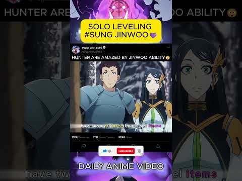 HUNTER ARE AMAZED BY JINWOO ABILITY😲| SOLO LEVELING |#anime #shortsanime #sololeveling #shortsfeed