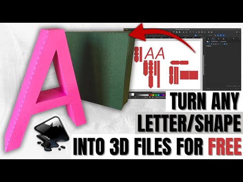 Create Custom 3D Letters - Any Shape & Letter For FREE