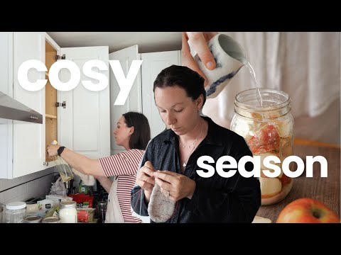 Preparing for autumn | decluttering & making socks