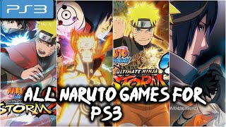 All Naruto Games for PS3 (Sony Playstation 3)