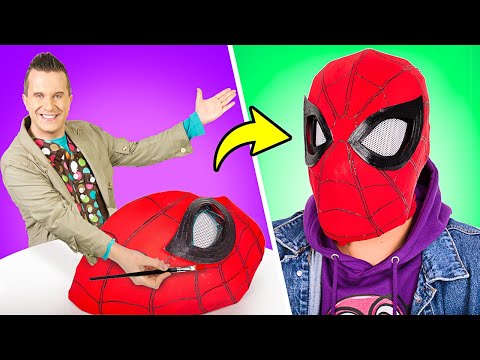 Let’s Make a Superhero Mask! 🦸‍♂️Easy Tutorial For Kids by Slick Slime Sam's Maker World