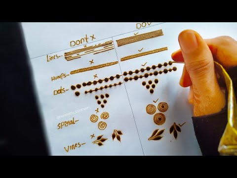 Mistakes Beginner Henna Artists do ||Do's and Dont's In Henna, Tazaheen Henna Classes 2023