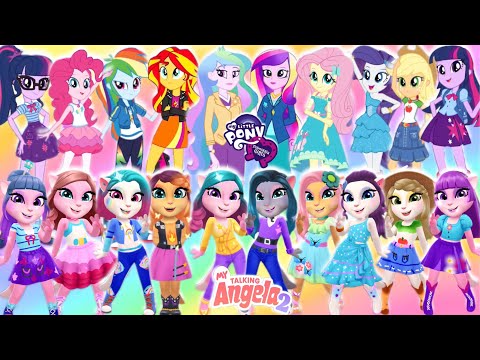 🌈 My Talking Angela 2 || My Little Pony | EQUESTRIA GIRLS | New Update || Cosplay Makeover