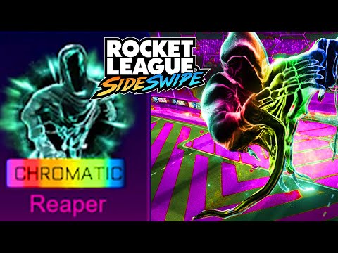 THE FIRST CHROMATIC REAPER in Rocket League Sideswipe