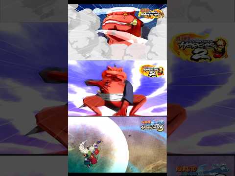 Jiraiya Ultimate Jutsu | Naruto Ultimate Ninja Heroes 1, 2, 3 PPSSPP