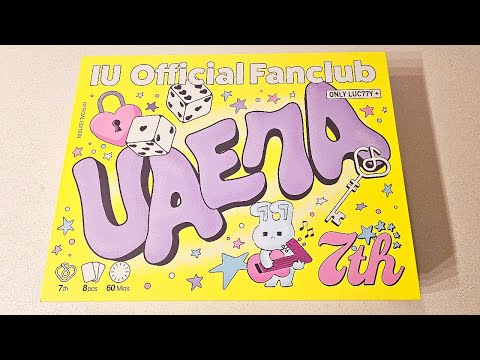 아이유 (IU) Official "Uaena" 7th Generation Fanclub Goods Unboxing