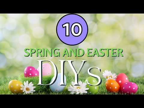 10 Super Easy Dollar Tree DIYs for Spring and Easter 🐇 🌻