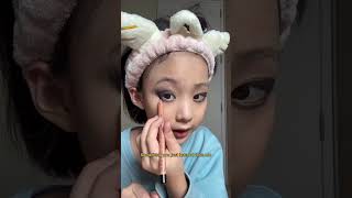 Cute make-up tutorial by little girl 💖 approved? #makeup #tutorial #makeuptutorial #girls