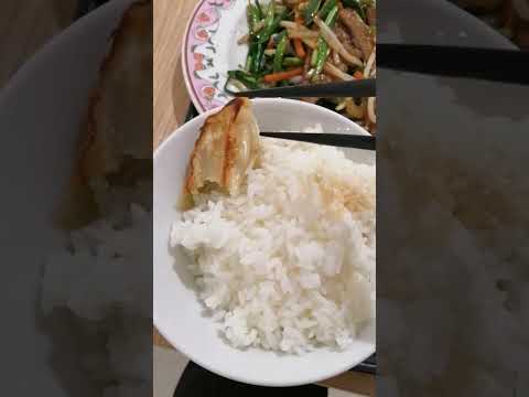 大阪王将のレバニラ定食を食べました　週末の楽しみ