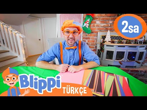 Blippi ile Noel Sanat ve El Sanatları 🎄 Blippi Türkçe - Çocuklar için Eğitici Videolar