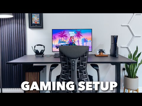 My Gaming Setup & Room Tour (PS5 + PC)