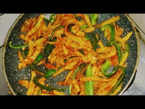 एक चमच तेलसे बनाए बचेहुए रोटीकी हेल्दी नाश्ता /LOW OIL HEALTHY & TASTY LEFTOVER ROTI NODDLES RECIPE