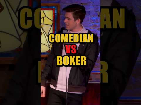 Comedian VS Boxer. #standup #standupcomedy #boxer #crowdwork #comedian #fighter