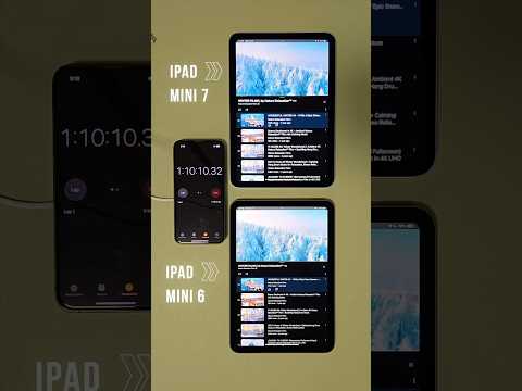 Ipad mini 7 vs iPad mini 6 battery test #apple #appleipadmini7 #ipadmini6 #ipad #ipadmini #ipadpro