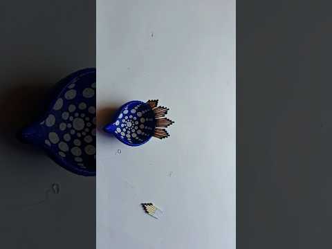 Diwali Special Diya Decoration Ideas Making With Matchstick #shorts #diyacraft #viral