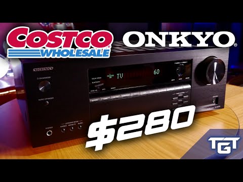 LOWEST PRICE 4K ATMOS RECEIVER! Testing the NEW Onkyo TX-SR393 from Costco