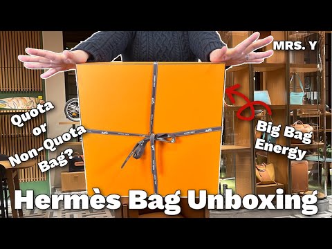 HERMÈS BAG UNBOXING | IS IT A QUOTA BAG OR IS IT A NON-QUOTA BAG???| BIG BAG ENERGY | LONGEST WAIT?