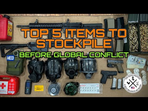 Top 5 Items To Stockpile Before Global Conflict Erupts! SHTF