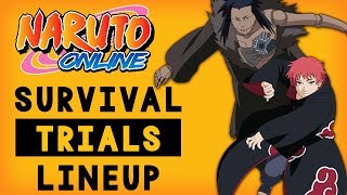 Survival Trial Lineup - Naruto Online gameplay