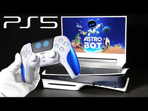 Unboxing ASTRO BOT DualSense - Game of the Year? (Pro Controller, Portable Monitor)