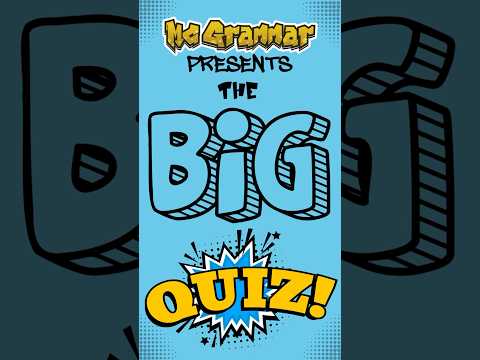 The Big Children's Quiz | #Shorts | MC Grammar 🎤