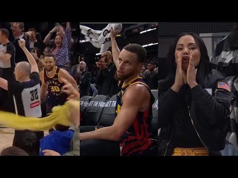 Steph Curry REMINDS Ayesha AFTER making Nba History 4,000 3 pointerd!  Lets the crowd know!