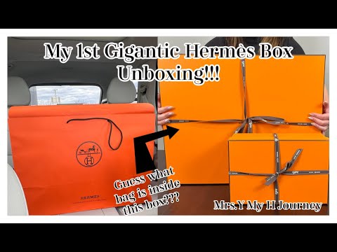 Hermès Bag Unboxing | My First GIGANTIC Hermès Box | Back-to-back bag offer within 1 week apart