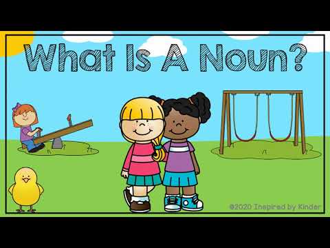 What is a Noun? (Nouns for Kindergarten/First Grade)