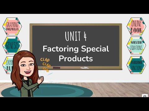 Factoring Special Products