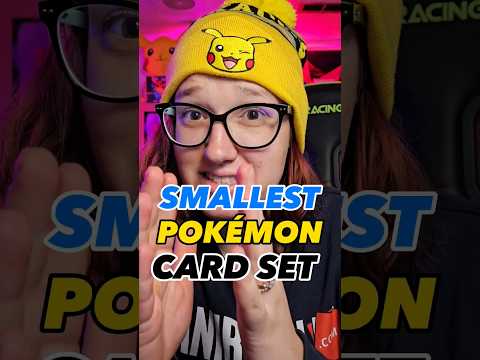 Smallest Pokémon card set #pokemontradingcardgame #pokemontcg #pokemonsets #pokemon #pokemoncards