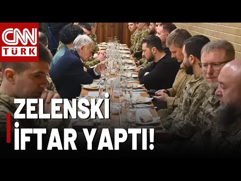 Zelenski Kiev'de İftara Katıldı! "Ramazan'da Barış İçin Önemli Adımlar Atılabilir"