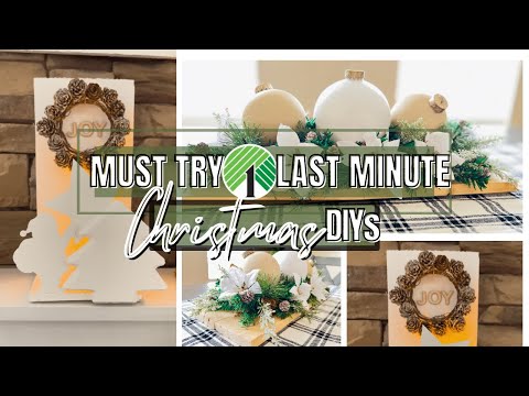 Must Try Dollar Tree Christmas DIYs / DIY Christmas Decorations | Christmas DIYs