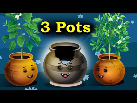 The Story of Three Pots English Moral Story || Animated Moral Storie | Fairy tales | English Stories