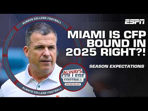 Miami is CFP bound in 2025 RIGHT?! 👀 | Always College Football