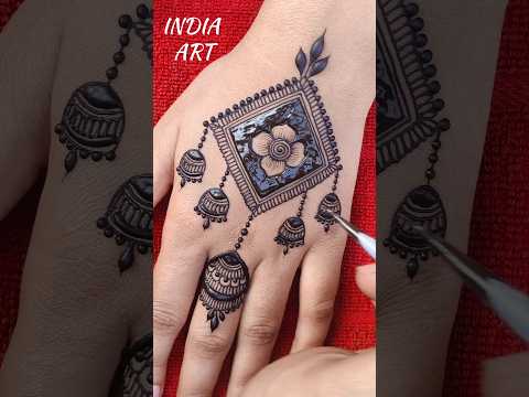 Back hand mehndi design  || partywear mehndi design