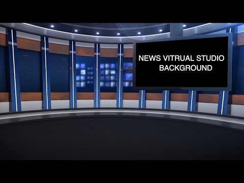 News vitrual background studio |Video-Audio footage HD Free