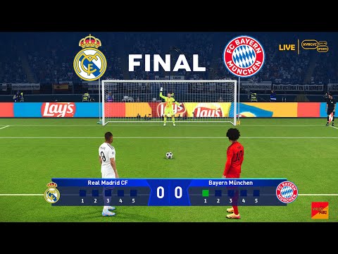 Real Madrid vs Bayern Munich | Final UEFA Champions League | Penalty Shootout | PES 21