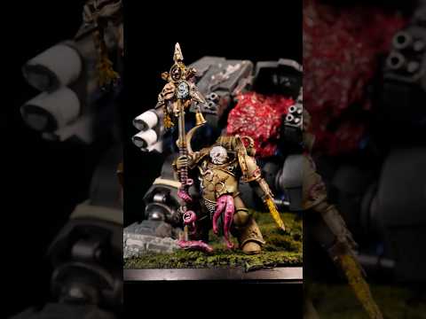 Making A Space Marine Diorama In 40 Seconds! #warhammer #diorama