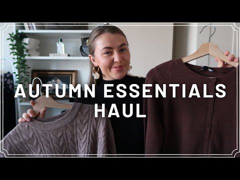 AUTUMN ESSENTIALS HAUL - AUTUMN WARDROBE ESSENTIALS YOU NEED  | PetiteElliee