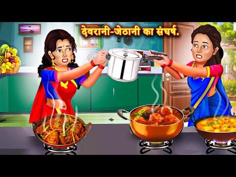 देवरानी जेठानी के झगडे से परेशान सास  |Hindi Stories | Moral Stories |Bedtime Moral