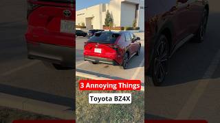 3 Annoyances 2024 Toyota bZ4X XLE EV #automobile #carreview #carbuying