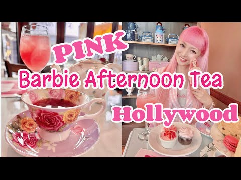 PINK BARBIE AFTERNOON TEA in HOLLYWOOD