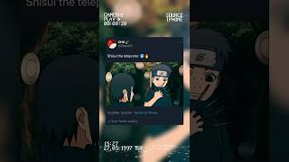 Shisui stronger than Itachi?🤔🔥 #shisui #itachi #sasuke