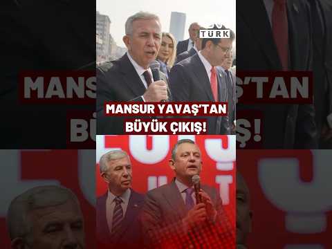 Mansur Yavaş'tan Seçim Açıklaması: "Kimsenin Yedeği Değilim, Benim de Kendi Siyasi Yol Haritam Var"