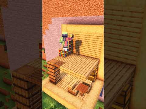 Minecraft Easy Mountain House🏠 #shorts