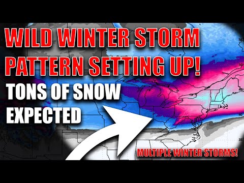 WILD Winter Storm Pattern Setting Up! Multiple Storms Expected To Bring Heavy Snow & Ice!