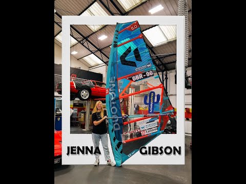 Lüderitz challenge - Jenna Gibson, attempting to break the woman's windsurfing speed record