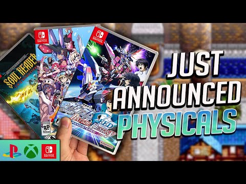 JUST Announced physical releases! Gundam! Lunar! Power Rangers!