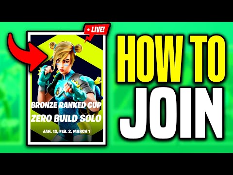 How to Join Tournaments in Fortnite (2025) - Full Guide